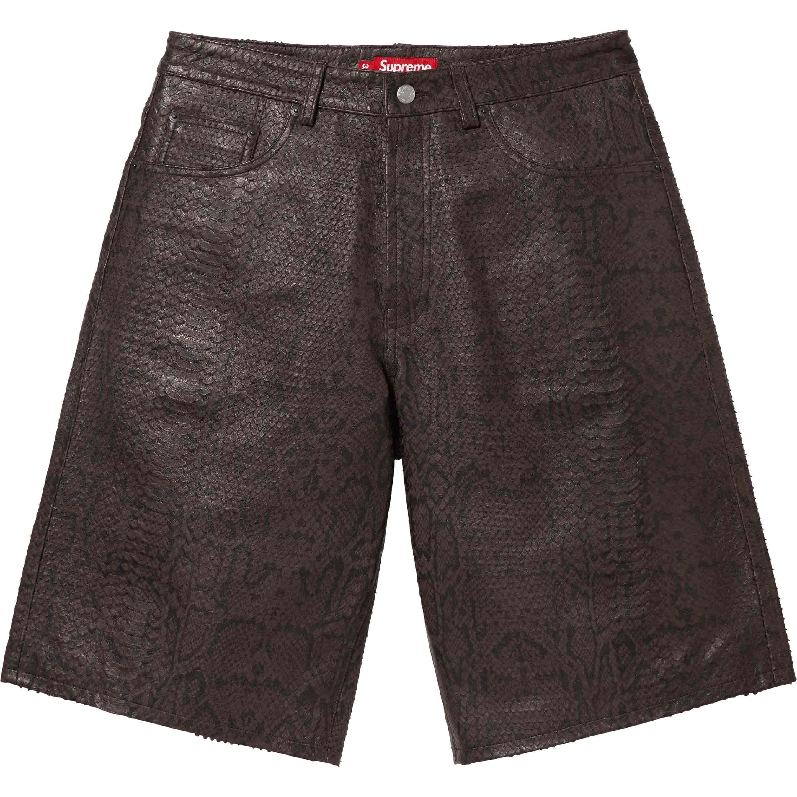 Baggy Leather Short view 3
